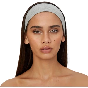 Salvia Dione Spor Saç Bantları - Elastik Kaymaz İnce Saç Ter Kafa Bandı Bandana, Kadın & Erkek Koşu Fitness Yoga Pilates Makyaj Yüz Yıkama Atletik Egzersiz Saç Bandı Gri Melanj