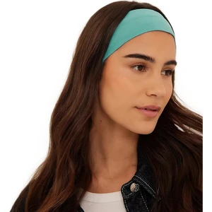 Salvia Dione Pamuklu Esnek Bandana Koşu Gym Yoga Pilates Sporcu Saç Bandı Koşu Bandı ve Saç Aksesuarları Turkuaz