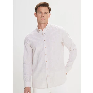 Altınyıldız Classics Bej Erkek Gömlek 4A2024200006