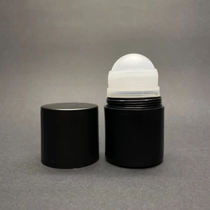 50 ml Plastik Roll-On Şişesi - Siyah Kapak Gövde Takım - 50 cc Koltukaltı Roll-On Şişesi - Boş Koltukaltı Roll-On x 3 Adet