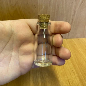 15 ml Mantar Tıpalı Cam Şişe - Tıpalı Cam Şişe 15 cc x 10 Adet