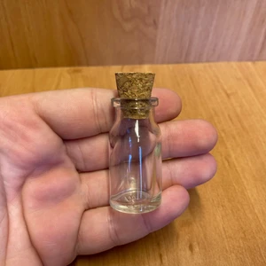 8 ml Mantar Tıpalı Cam Şişe - Tıpalı Cam Şişe 8 cc x 10 Adet