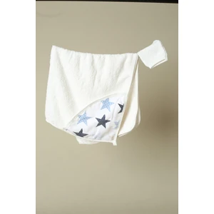 Lorasina Baby Pamuklu Yıldızlı Bebek Havlusu