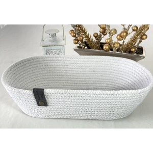 Double Knot Design Oval Ekmek Sepeti Organizer Tress Supla Amerikan Servis Tamamlayıcı Hediyelik