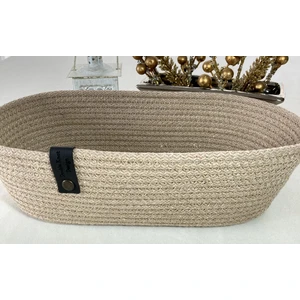 Double Knot Design Oval Ekmek Sepeti Organizer Tress Supla Amerikan Servis Tamamlayıcı Hediyelik