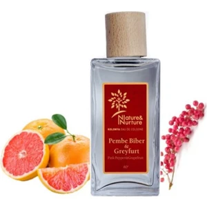 Nature & Nurture Pembe Biber & Greyfurt Kolonyası 80°  190 ml Cam Şişe