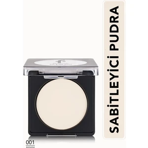 Sabitleyici Mat Kompakt Pudra - Soğuk Alt Ton - Set'n Go Fixing Powder - 001 Banana