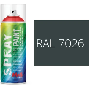 Extra Pigmentli Özel Yapım Akrilik Sprey Boya 400 ml (Gri Tonları)(Araba-Metal-Ahşah-Plastik)