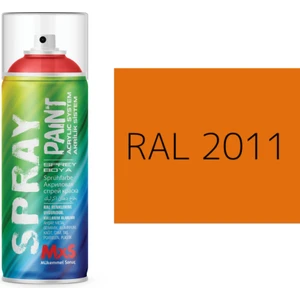 Extra Pigmentli Özel Yapım Akrilik Sprey Boya 400 ml (Turuncu Tonları)(Araba-Metal-Ahşah-Plastik)