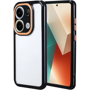 Xiaomi Poco M6 Pro 4g Kılıf Renkli Silikon Kenarlı Arkası Şeffaf Kamera Korumalı Vitamin Kapak