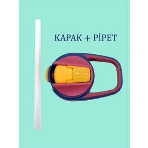 580 ml ve 430 ml Kırmızı Yedek Kapak + Pipet