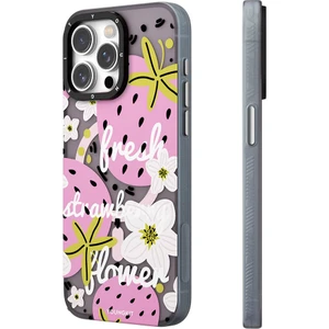 iPhone 15 Pro Max Uyumlu Kılıf Magsafe Şarj Özellikli Youngkit Fruity Flavour Serisi Pembe