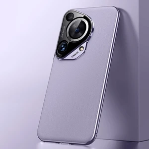 Huawei Pura 70 Ultra Için Düz Deri Telefon Kılıfı (Yurt Dışından)