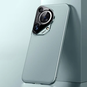 Huawei Pura 70 Ultra Için Düz Deri Telefon Kılıfı (Yurt Dışından)