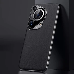 Huawei Pura 70 Ultra Için Düz Deri Telefon Kılıfı (Yurt Dışından)