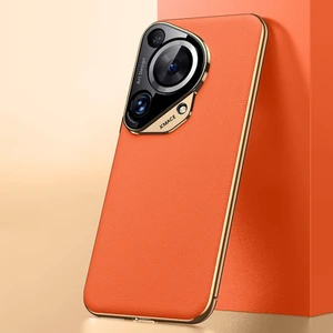 Huawei Pura 70 Ultra Için Düz Deri Telefon Kılıfı (Yurt Dışından)