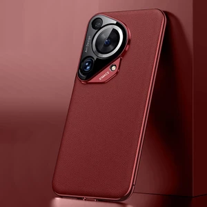 Huawei Pura 70 Ultra Için Düz Deri Telefon Kılıfı (Yurt Dışından)