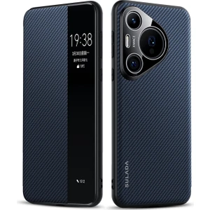 Huawei Pura 70 Için Sulada Akıllı Pencere Pu Kılıf (Yurt Dışından)