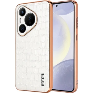 Huawei Pura 70 Için Azns Timsah Dokulu Kılıf (Yurt Dışından)