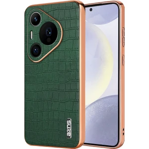 Huawei Pura 70 Pro / 70 Pro+ Için Azns Timsah Dokulu Kılıf (Yurt Dışından)