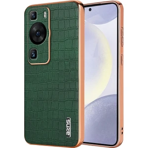Huawei P60 / P60 Pro Için Azns Timsah Dokulu Kılıf (Yurt Dışından)