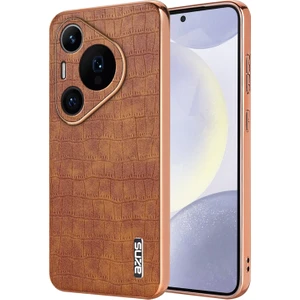Huawei Pura 70 Pro / 70 Pro+ Için Azns Timsah Dokulu Kılıf (Yurt Dışından)
