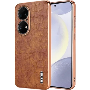 Huawei P50 Için Azns Timsah Dokulu Kılıf (Yurt Dışından)