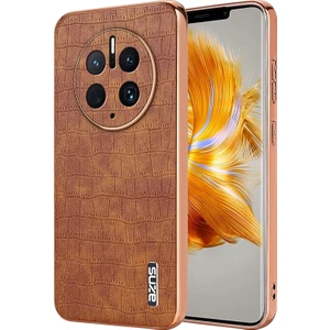 Huawei Mate 50 Pro Için Azns Timsah Dokulu Kılıf (Yurt Dışından)
