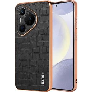 Huawei Pura 70 Için Azns Timsah Dokulu Kılıf (Yurt Dışından)