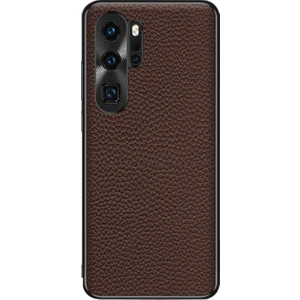Huawei P30 Pro Için Litchi Dokulu Deri Kılıf (Yurt Dışından)