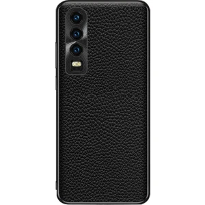 Huawei P30 Için Litchi Dokulu Deri Kılıf (Yurt Dışından)