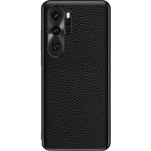 Huawei P30 Pro Için Litchi Dokulu Deri Kılıf (Yurt Dışından)
