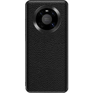 Huawei Mate 40 Için Litchi Dokulu Deri Kılıf (Yurt Dışından)