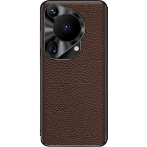 Huawei Pura 70 Ultra Için Litchi Dokulu Deri Kılıf (Yurt Dışından)