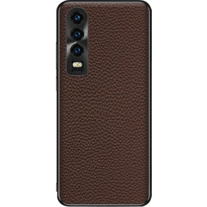 Huawei P30 Için Litchi Dokulu Deri Kılıf (Yurt Dışından)