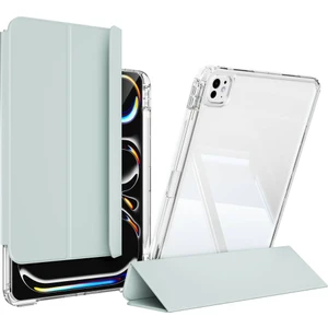 Apple iPad Pro 11 Inç M4 2024 Uyumlu Kılıf Pen Charge Şeffaf Kalem Bölmeli Case  A2836 A2837 A3006