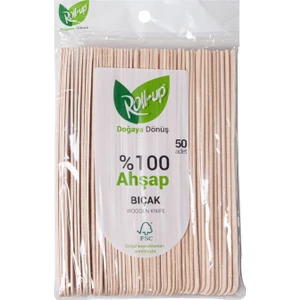 Doğa Dostu Ahşap Bıçak 50li