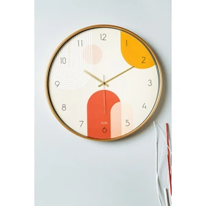 Muyika Design Muyika Pino Bohem Gerçek Cam 42  cm  Sessiz Mekanizma Duvar Saati Pds-42