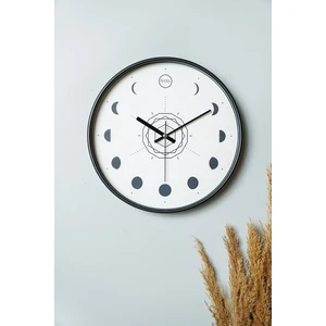 Muyika Design Muyika Iniziare Dolunay Gerçek Cam 30  cm  Sessiz Mekanizma Duvar Saati Pds-30