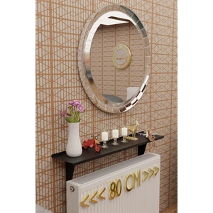 Montajsız Petek Üstü Metal Raf, Kalorifer Peteği Raf Dresuar Uçan Raf 80  cm  Mt99