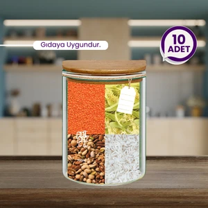 Kavanoz Görünümlü Saklama Poşeti