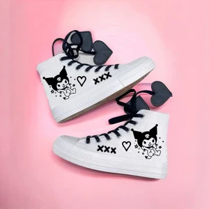 Amazoon Desing Kalp Bagcıklı Kuromini Tatlı Kuromini Sneaker Sporayakkabı