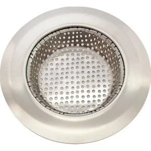 11 cm Büyük Boy Paslanmaz Çelik Lavabo Süzgeci - Evye Süzgeci - Eviye Süzgeç