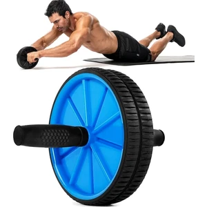 Ab Wheel Fitness Karın Kası Sixpack Egzersiz Tekeri Spor Aleti Tekerlekli Şınav Mekik Kardiyo Teker