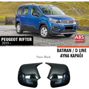 Nam Tuning Peugeot Rifter Batman Yarasa Ayna Kapağı Piano Black 2019+