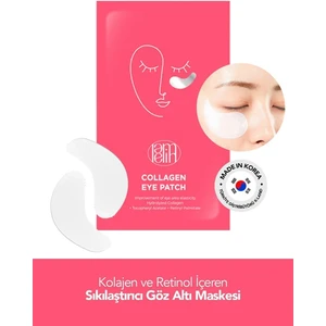 Allantoin, Kolajen ve Retinol Içeren Sıkılaştırıcı Göz Altı Maskesi Lamelin Collagen Eye Patch