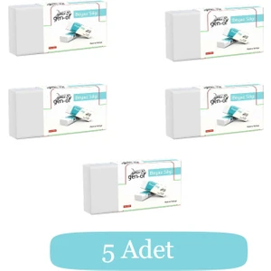 No:30 Küçük Boy Pvc Free Beyaz Silgi (GEN-6830) 5 Adet