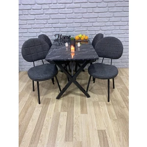 Bambeds Mobilya Masa Takımı Yemek Masası 70X110  4 Sandalye