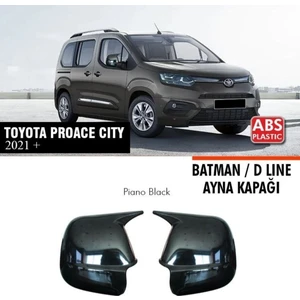 Nam Tuning Toyota Proace City Batman Yarasa Ayna Kapağı Piano Black 2021+