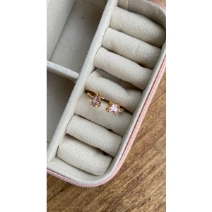 Queen Accessory Çelik Pudra Ayarlanabilir Yüzük